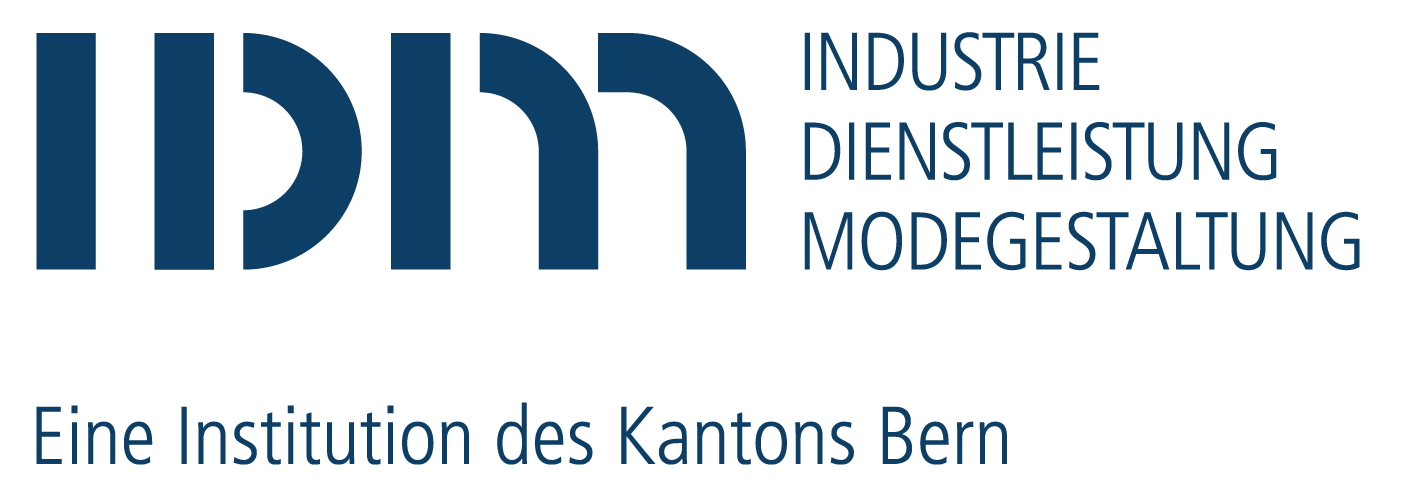 Logo dell’istituzione «IPH» con le parole «Industria», «Servizi», «Design di moda» e la dicitura «Un’istituzione del Cantone di Berna».